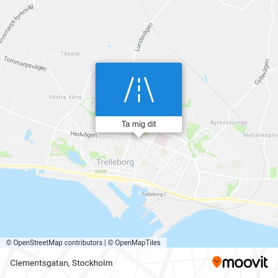 Clementsgatan karta
