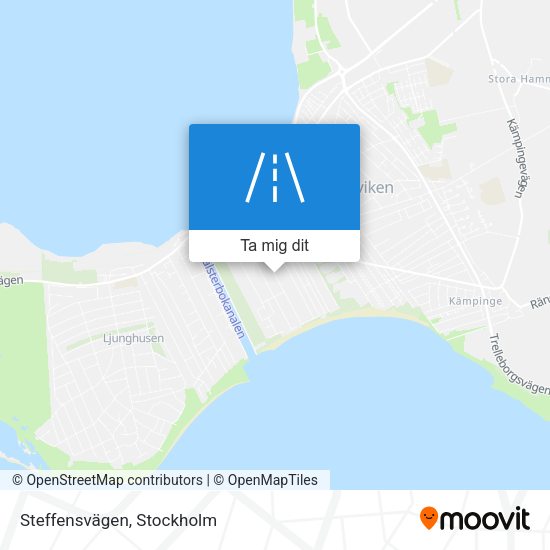 Steffensvägen karta
