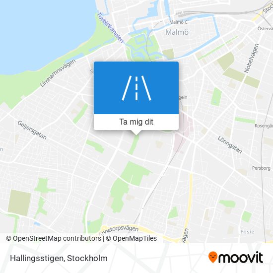 Hallingsstigen karta