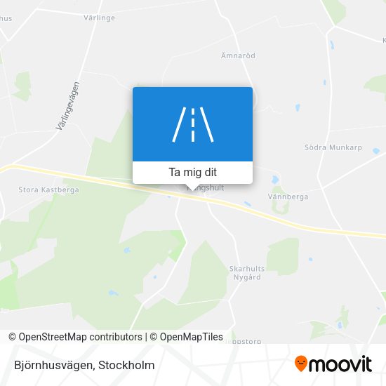 Björnhusvägen karta