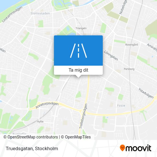 Truedsgatan karta
