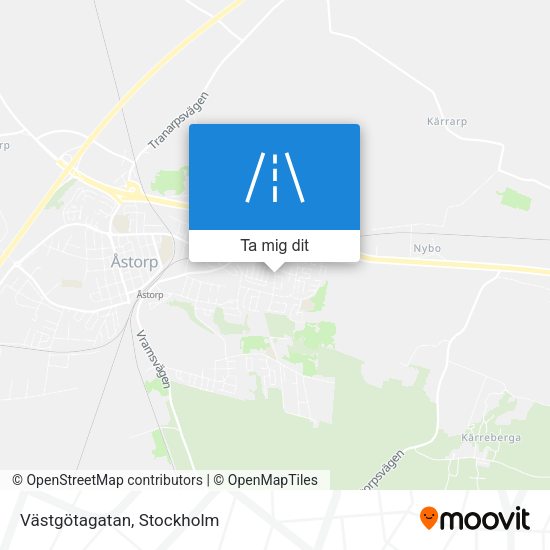 Västgötagatan karta