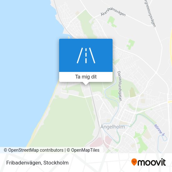 Fribadenvägen karta