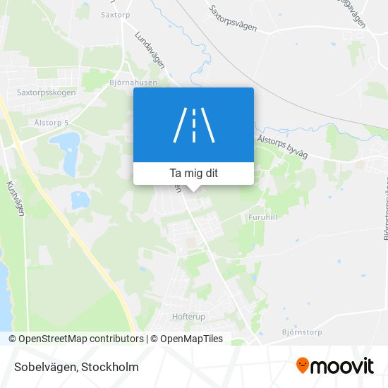 Sobelvägen karta