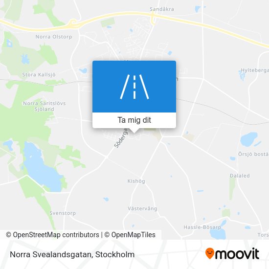 Norra Svealandsgatan karta