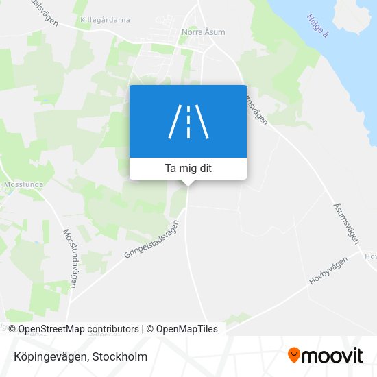 Köpingevägen karta