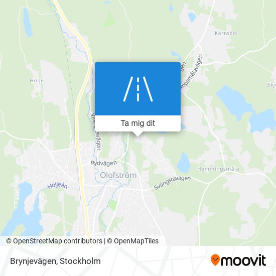 Brynjevägen karta