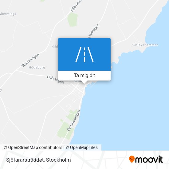 Sjöfararsträddet karta