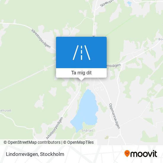 Lindorrevägen karta