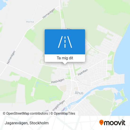 Jagarevägen karta