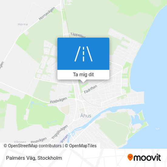 Palmérs Väg karta