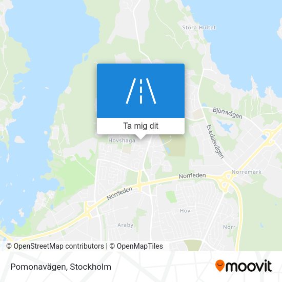 Pomonavägen karta