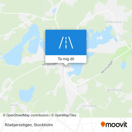 Röebjersstigen karta