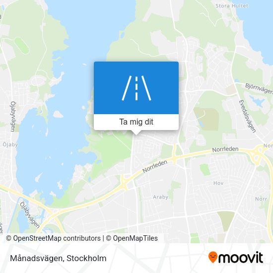 Månadsvägen karta