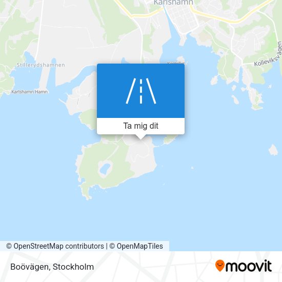 Boövägen karta