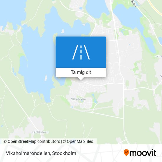 Vikaholmsrondellen karta