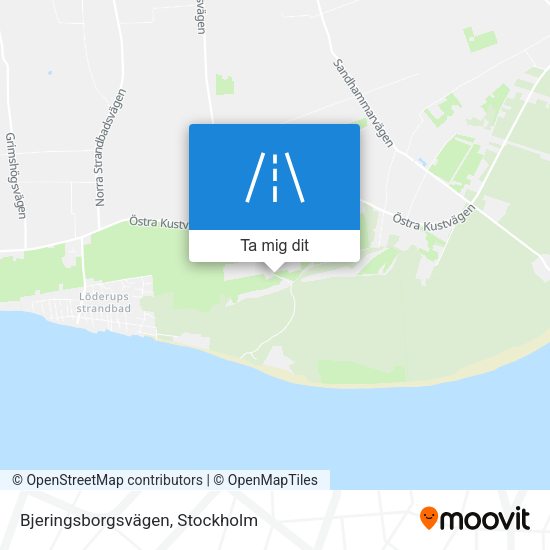 Bjeringsborgsvägen karta