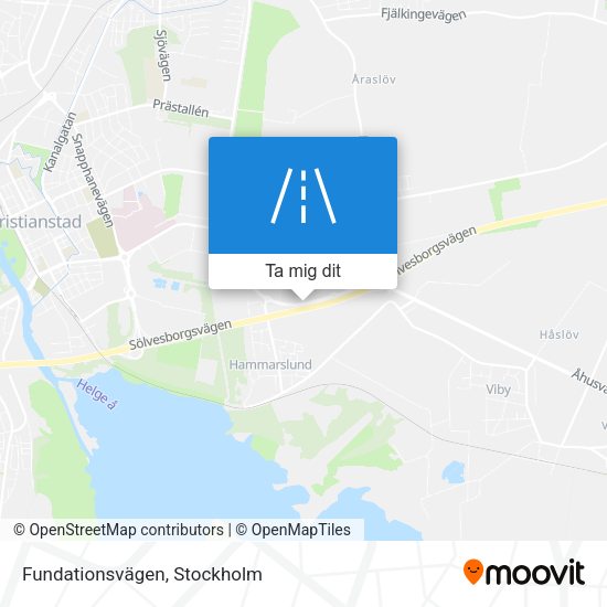 Fundationsvägen karta