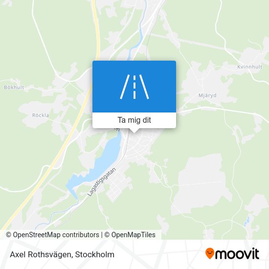 Axel Rothsvägen karta