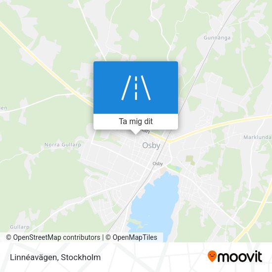Linnéavägen karta