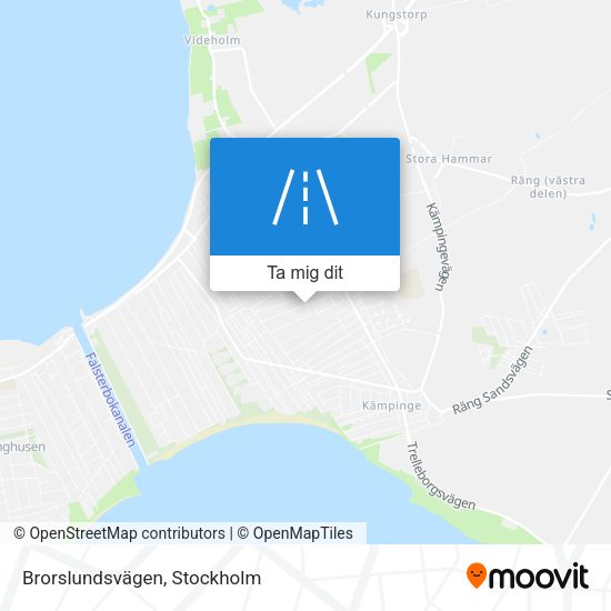 Brorslundsvägen karta