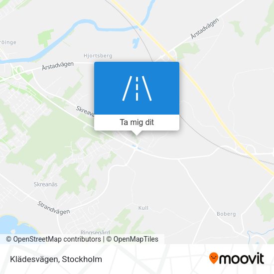Klädesvägen karta