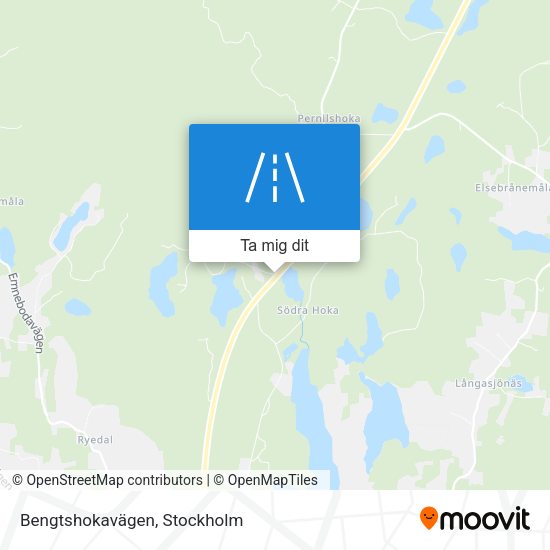 Bengtshokavägen karta