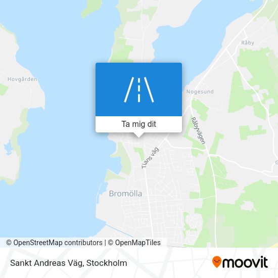 Sankt Andreas Väg karta