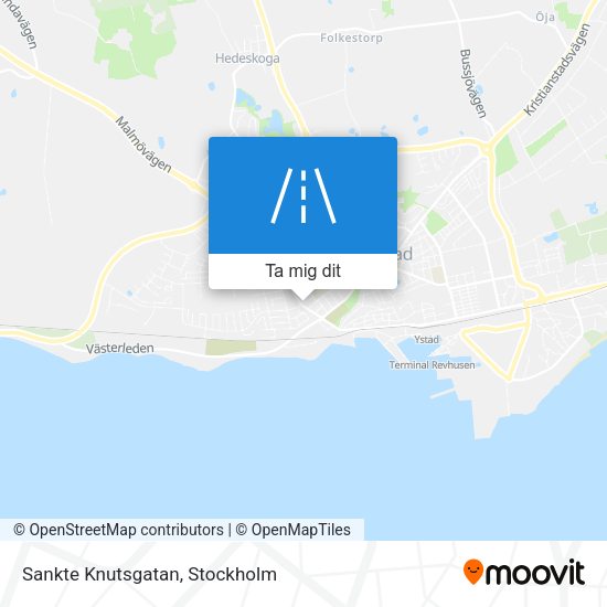 Sankte Knutsgatan karta