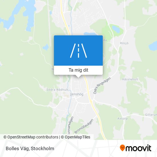 Bolles Väg karta