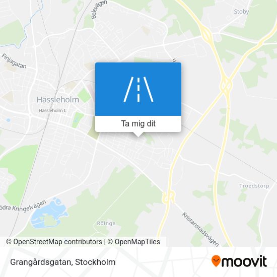 Grangårdsgatan karta