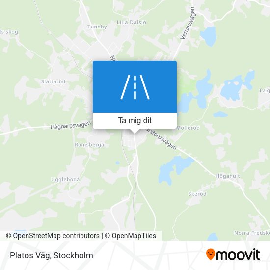 Platos Väg karta