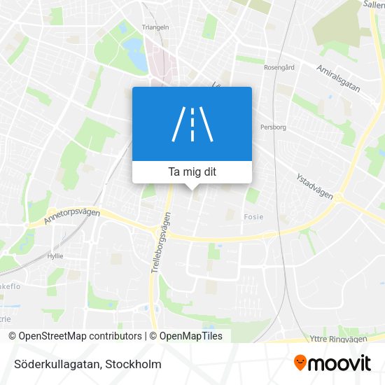Söderkullagatan karta