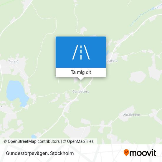 Gundestorpsvägen karta