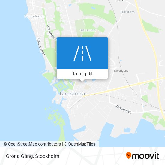 Gröna Gång karta