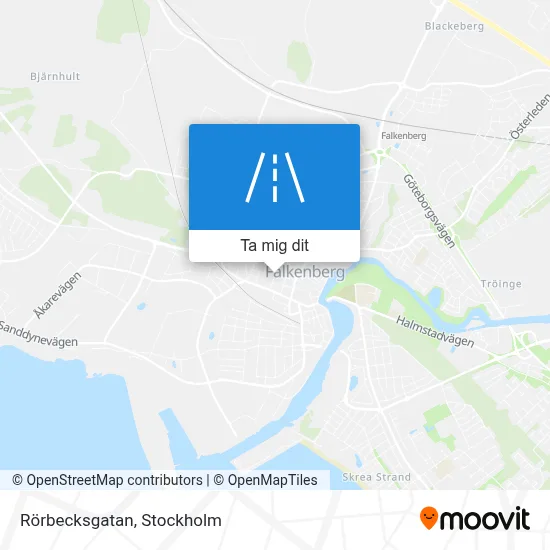 Rörbecksgatan karta