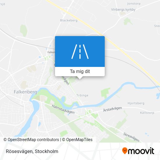 Rösesvägen karta