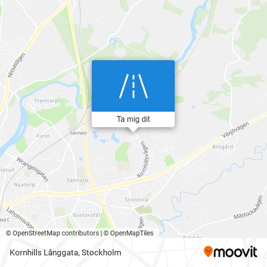 Kornhills Långgata karta