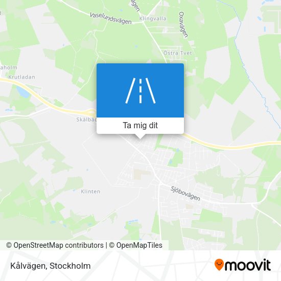 Kålvägen karta