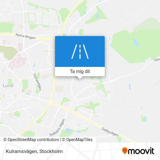 Kulramsvägen karta