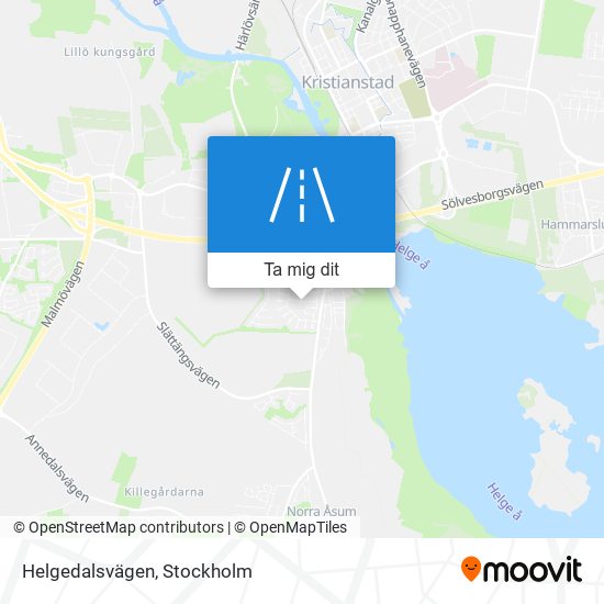 Helgedalsvägen karta