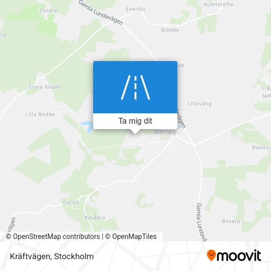 Kräftvägen karta