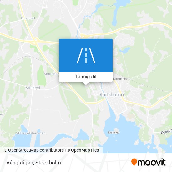 Vångstigen karta