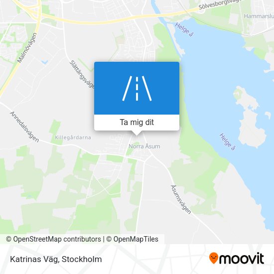 Katrinas Väg karta