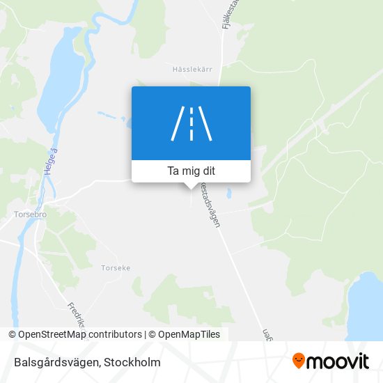 Balsgårdsvägen karta