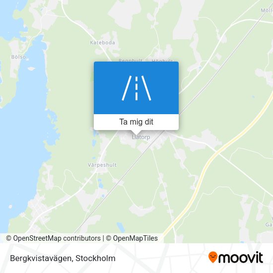 Bergkvistavägen karta