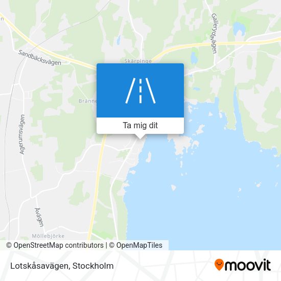 Lotskåsavägen karta