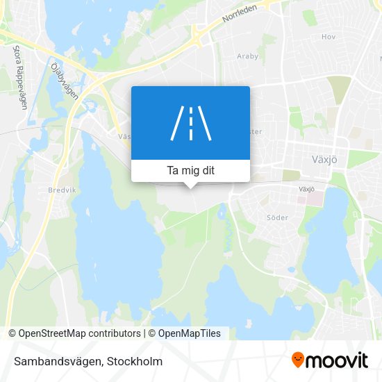 Sambandsvägen karta