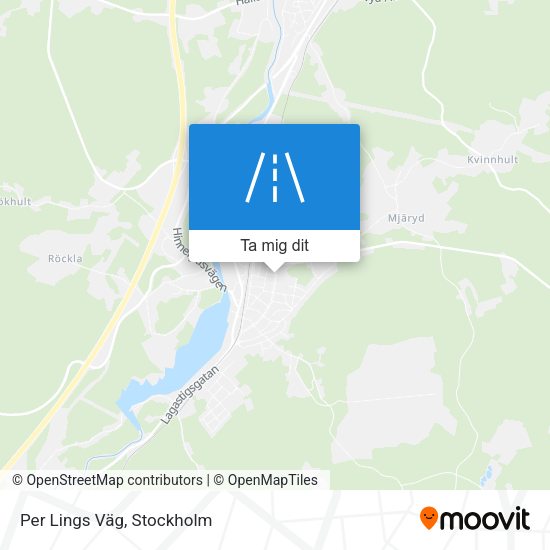 Per Lings Väg karta