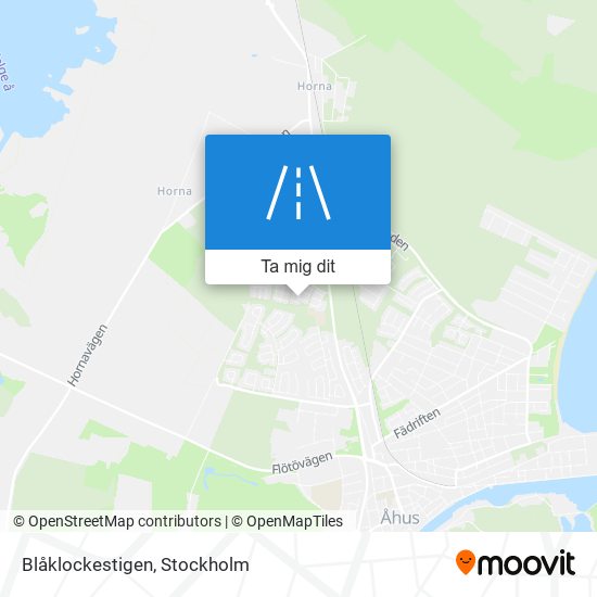 Blåklockestigen karta